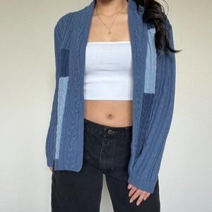 Chaps Blue Cardigan